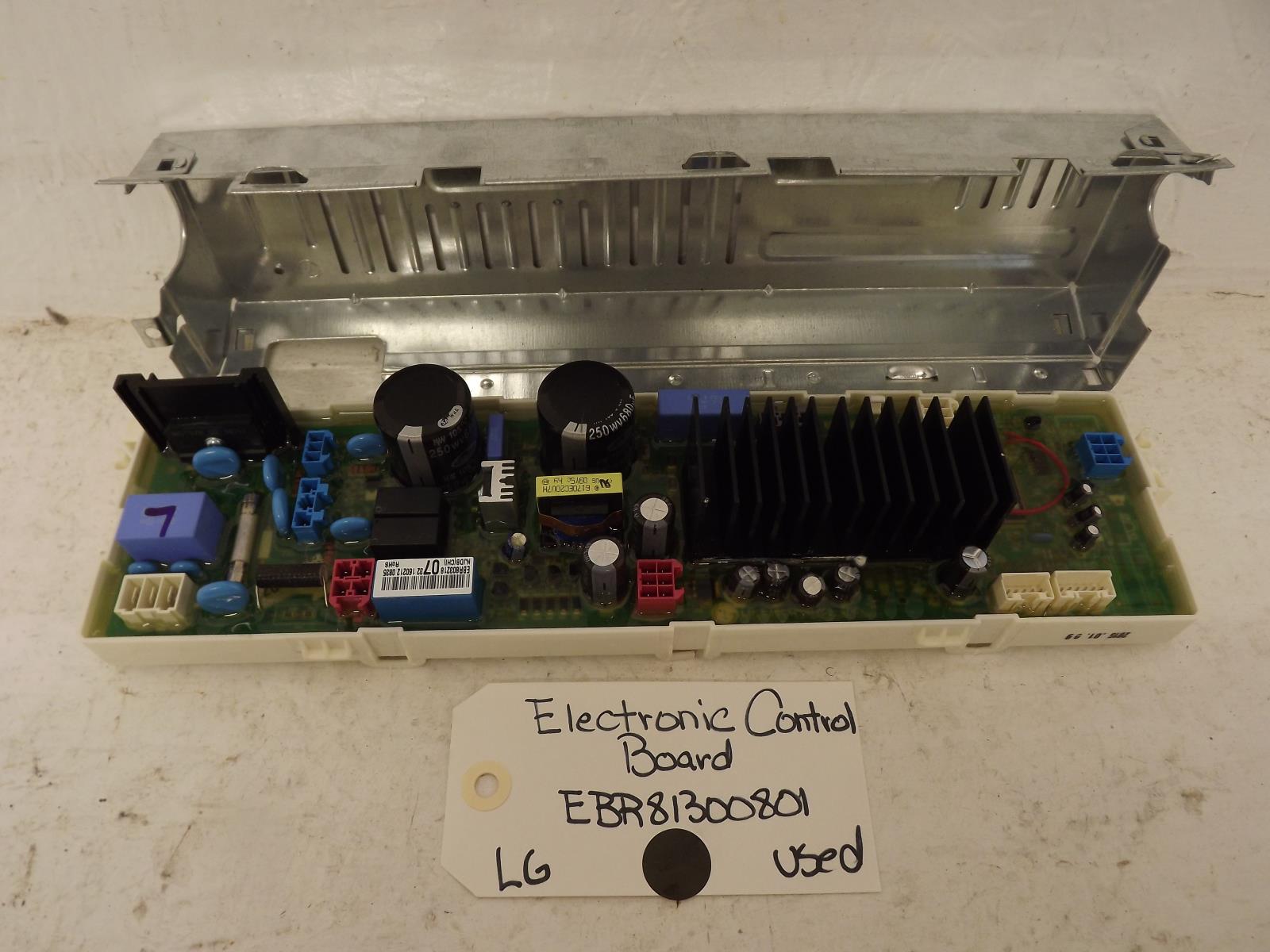 LG Washer EBR81300801 Electronic Control Board Used LG Washer EBR81300801 Electronic Control Board Used